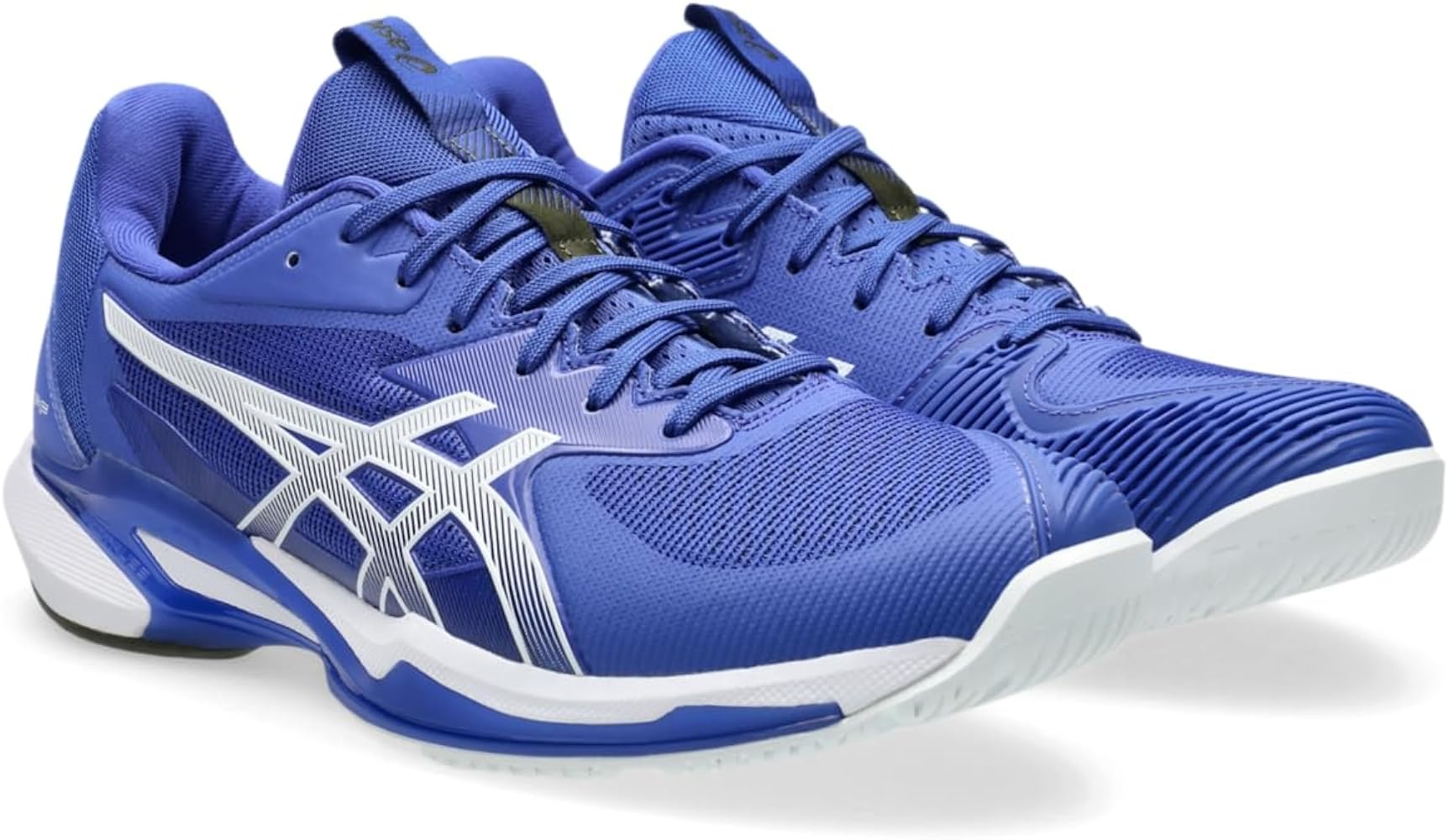 Buy ASICS Men's Solution Speed FlyteFoam 3, Dark Cobalt/White